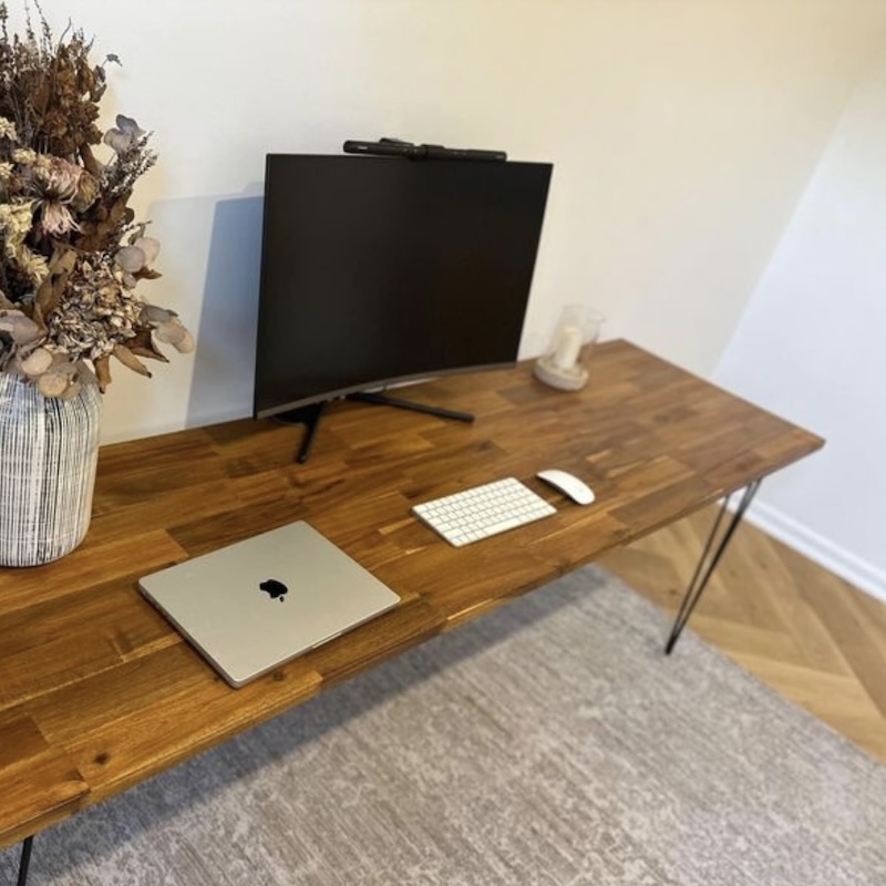 Acacia Hardwood Desk image 1