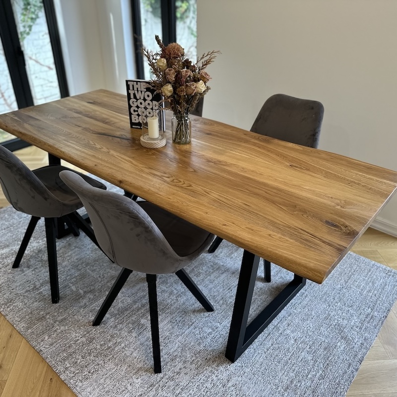 French Oak Dining Table image 1