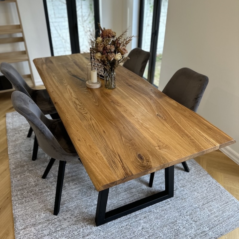 French Oak Dining Table image 2