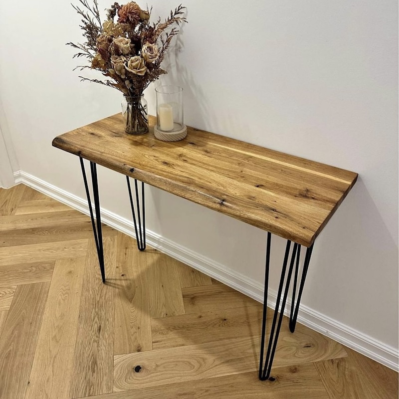 French Oak Hallway Table image