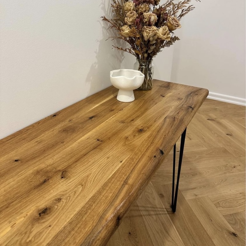 French Oak Hallway Table image 2