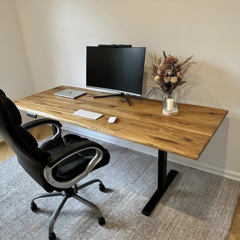 French Oak Standing Desk image 1