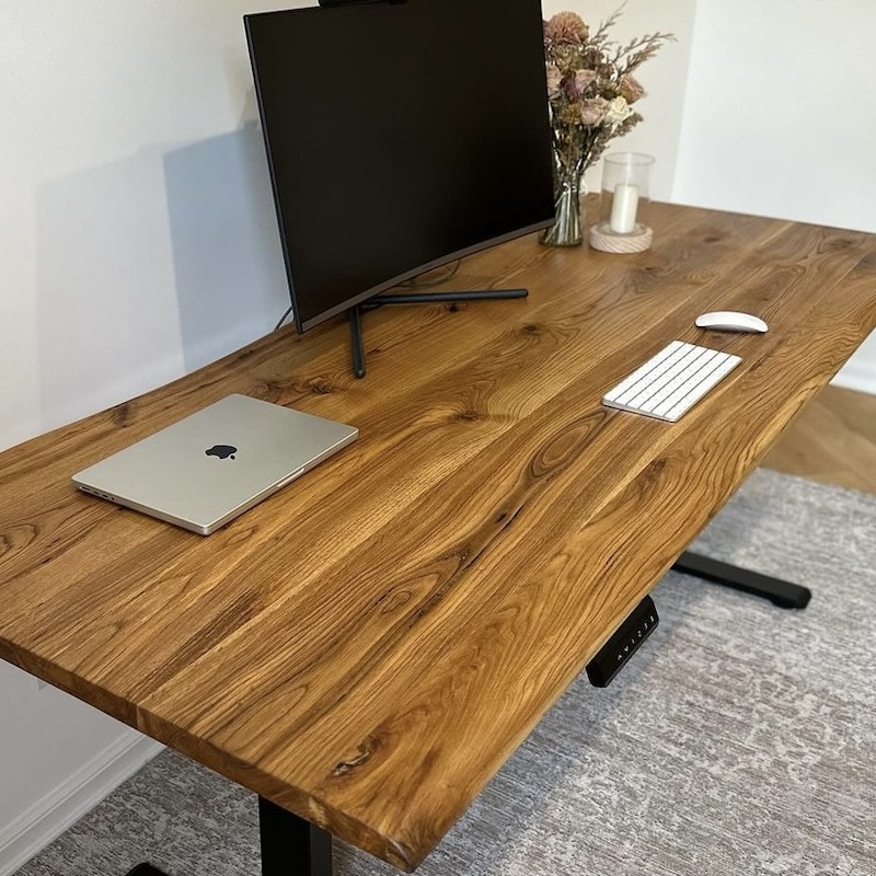 French Oak Standing Desk image 2