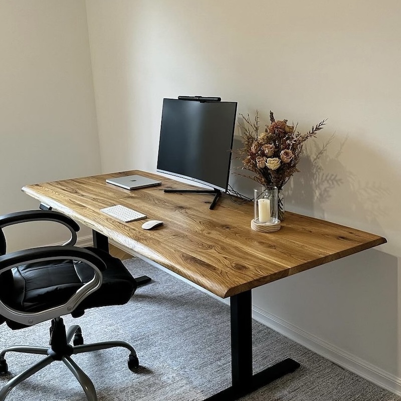 French Oak Standing Desk image 3