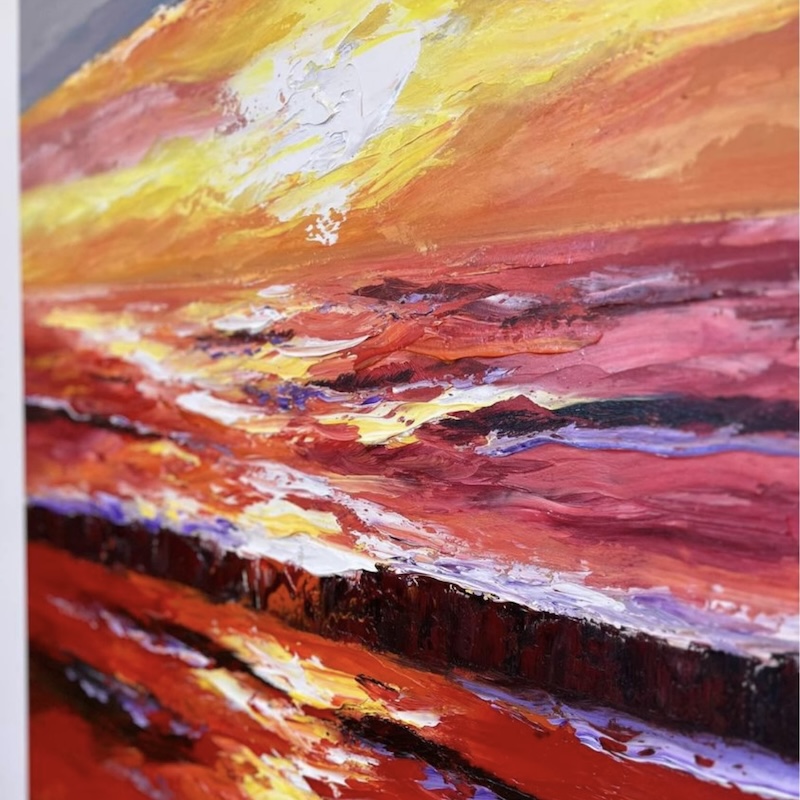 Oil Painting Sunset 002 image 2